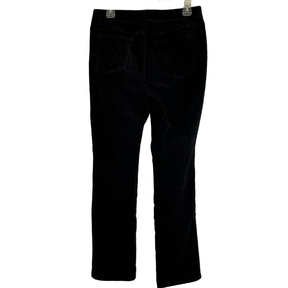 Talbots Women Corduroy Pants Curvy Size 10 Black